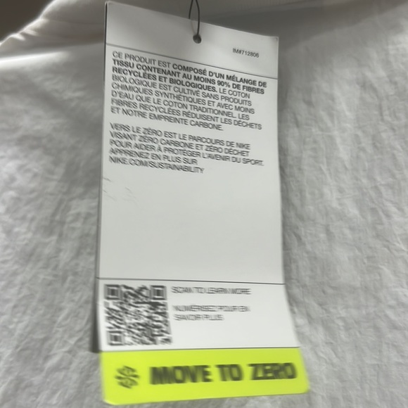 NIKE | Sustainable white perforated lightweight jacket/windbreaker RARE - Picture 5 of 10